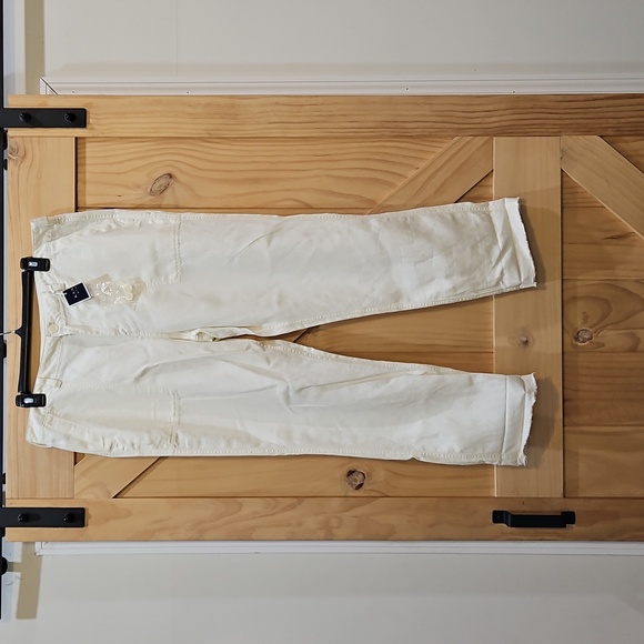 NWT | Kaari Blue Cotton & Linen Blend Pants | Size 14 - Picture 1 of 7